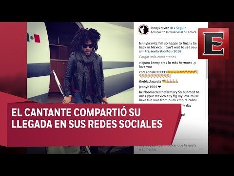 Lenny Kravitz visita México