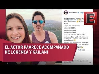 Mauricio Ochmann gozó días santos con sus hijas