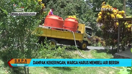 Atasi Kekeringan, Warga Terima Bantuan Air Bersih