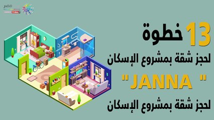 فيديو جراف.. 13 خطوة لحجز شقة بمشروع الإسكان "JANNA" فى 7 مدن جديدة