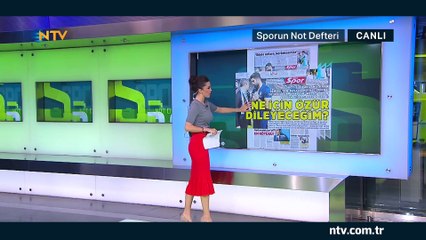 Sporun Not Defteri 9 Ekim 2018