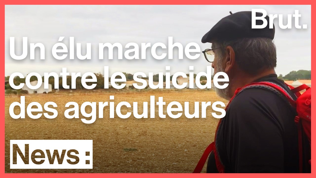 Un élu marche pour alerter sur le suicide des agriculteurs