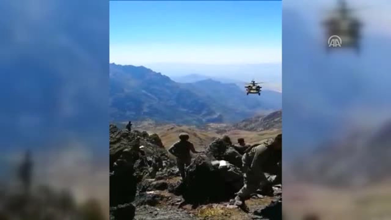 TSK Tahliye Operasyonunun Görüntülerini Paylaştı