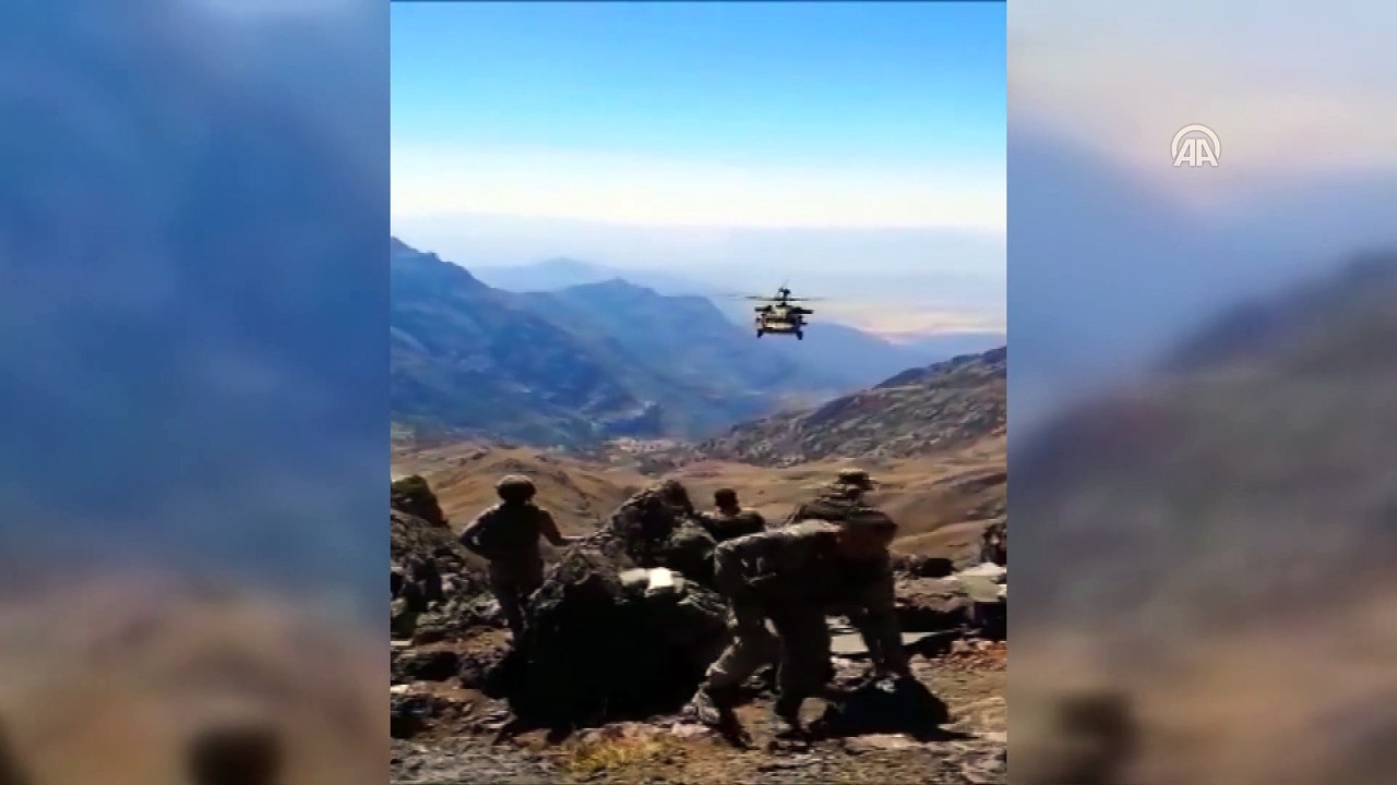 TSK tahliye operasyonunun görüntülerini paylaştı