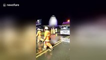 Passengers rescued from Boeing 747 after it skidded off runway