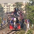 Regardez à quoi ressemble les trains du Bangladesh... Bondé