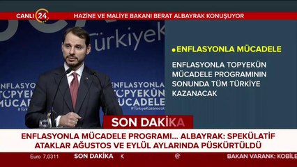 Enflasyonla Mücadele Programı açıklanıyor