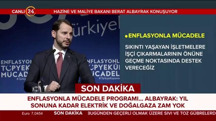 Enflasyonla Mücadele Programı açıklanıyor