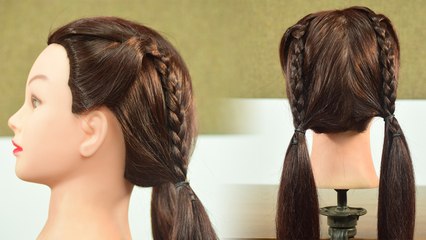 Hairstyle Tutorial: Two Braid Hairstyle For Kids | Boldsky