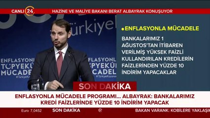 Enflasyonla Mücadele Programı açıklanıyor