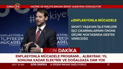 Enflasyonla Mücadele Programı açıklanıyor