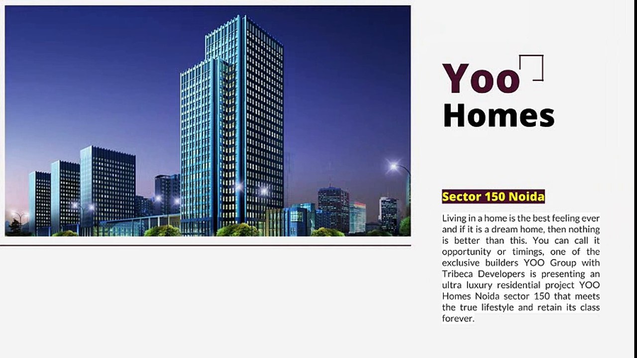Yoo Homes Noida