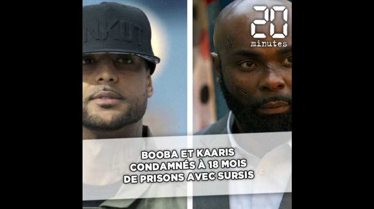 Booba et Kaaris condamnés à 18 mois de prison avec sursis