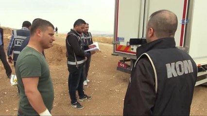 Bir Kamyon Dolusu Kaçak Sigara ve Tütün Dozerle Ezilerek İmha Edildi