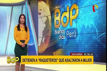 San Borja: detienen a cinco presuntos 'raqueteros'