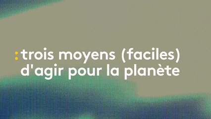 Alimentation, transport, internet… Un climatologue vous donne trois moyens de réduire votre empreinte carbone
