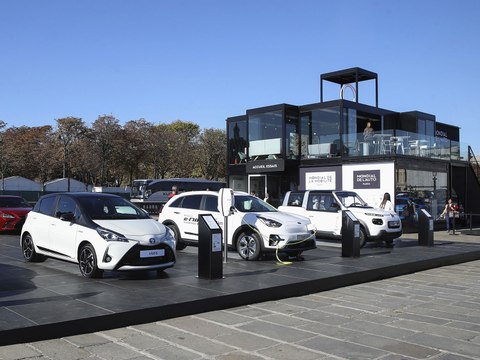 Le centre d'essais du Mondial de l'Auto 2018 en plein Paris