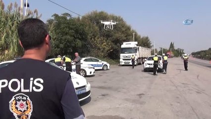 Manisa'da Drone Destekli Trafik Uygulaması