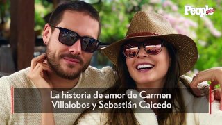 Carmen Villalobos luce anillo de compromiso.