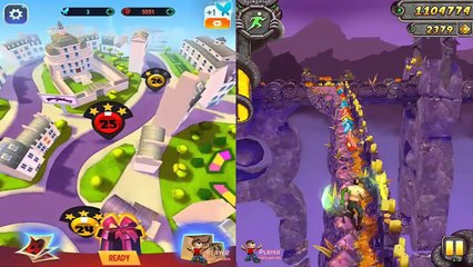 Miraculous Ladybug Cat & Noir Vs FrankenGuy Guy Dangerous - Temple Run 2 Halloween