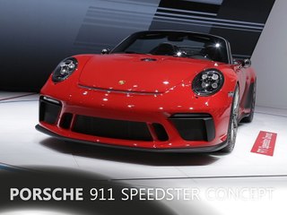 Porsche 911 Speedster Concept en direct du Mondial de Paris 2018