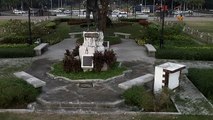 DJI Tello Shot of the San Lorenzo Ruiz Plaza at Luneta