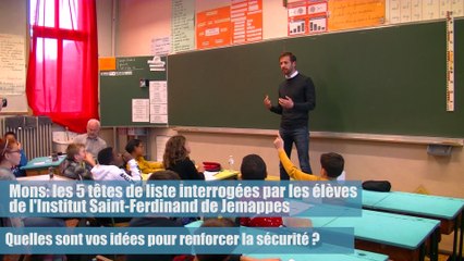 Elections  à Mons : quelles idées pour renforcer la sécurité ?