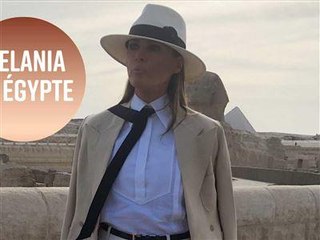Twitter réagit à l'étrange tenue de Melania Trump