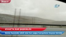 Sivas'ta kar şaşkınlığı