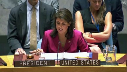 La embajadora de EEUU en la ONU presenta su dimisión a Trump