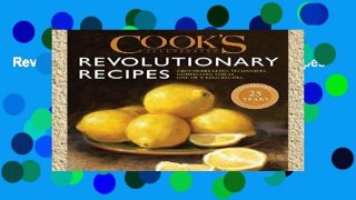 Review  Cook s Illustrated Revolutionary Recipes