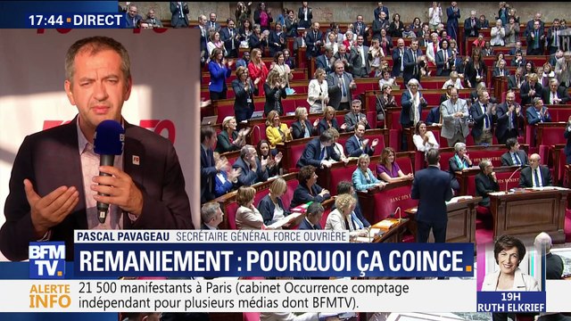 La grogne contre Emmanuel Macron: 21 500 manifestants à Paris