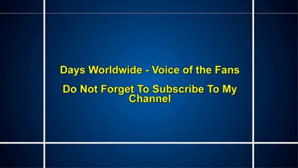 Days Daily News Update: October 9, 2018. Brady & Kristen make love, shooter shocker