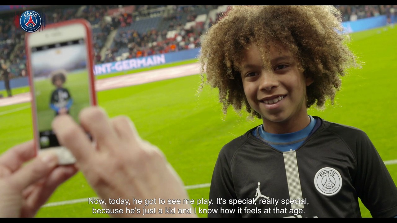 Paris Saint-Germain make dream come true as Rudy meets Neymar Jr