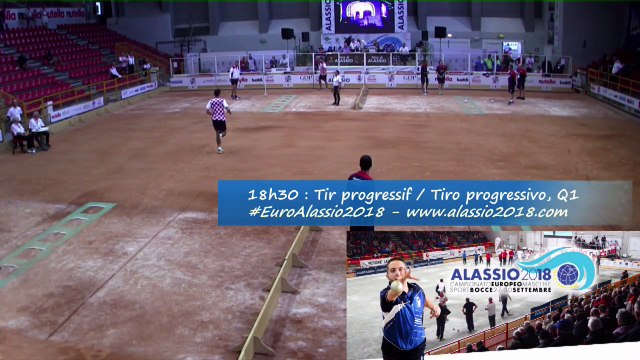 Premier tour de qualification, tir progressif, Euro masculin, Alassio 2018