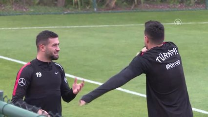 A Milli Futbol Takımı Hazırlıklarını Sürdürdü