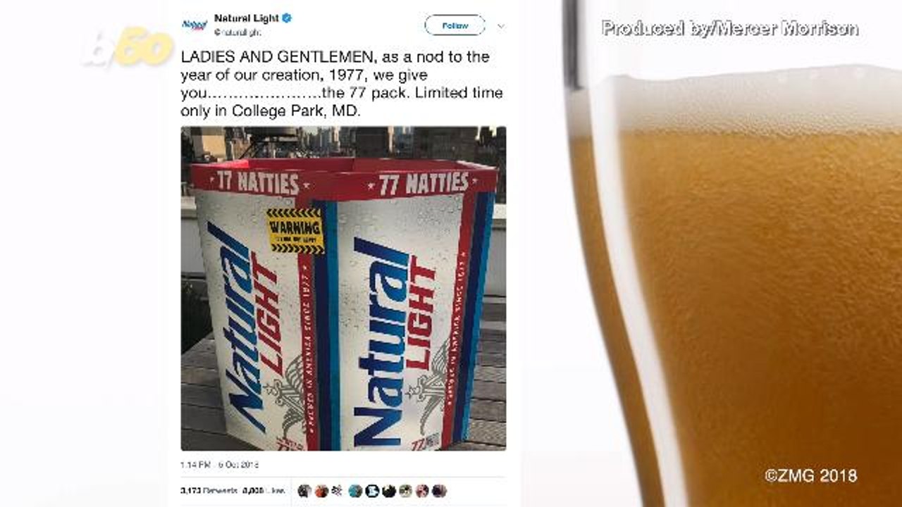 Natural Light Celebrates Anniversary With '77-Pack' of Beer