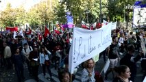 Paris : 21500 manifestants contre la politique de Macron