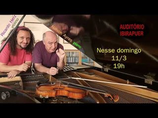 Domingo agora, às 19hs no Auditório do Ibirapuera!