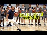 Steph Curry Camp: Day In The Life!! Steph Teaches The Next Generation!