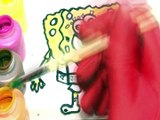 Glitter Spongebob Squarepants coloring and drawing for Kids, Toddlers Toy Art
