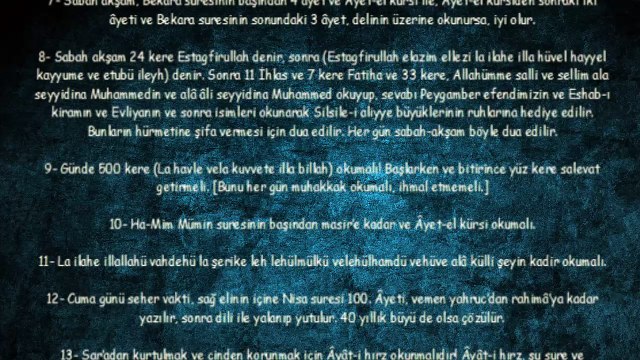 Büyü ve Cinden Korunmak İçin