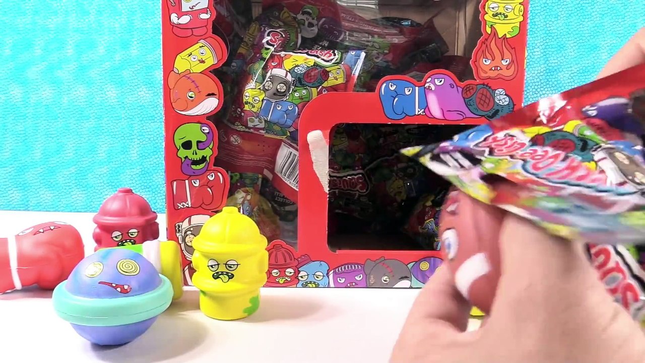 Squish Dee Lish Wacky Series 2 Full Box Squishy Toy Review _ PSToyReviews