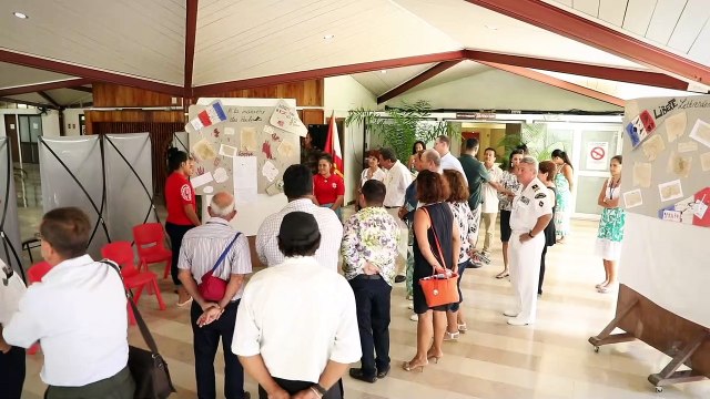La Grande guerre : le collège du Taaone expose à l'Assemblée de la Polynésie française