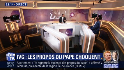 IVG: Les propos du pape choquent