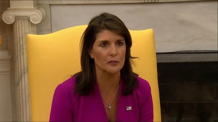 ترمب يعلن قبول استقالة المندوبة الأميركية بالأمم المتحدة