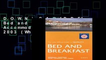 D.O.W.N.L.O.A.D [P.D.F] Bed and Breakfast Guest Accommodation in England 2003 (Where to Stay)