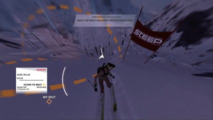 Attempt to beat All Time on Hello World (Steep PC)