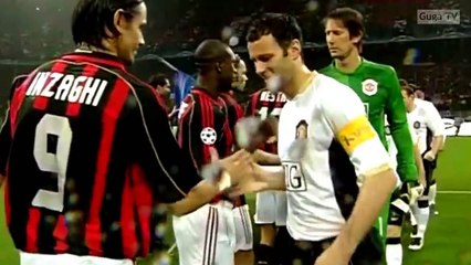 AC Milan vs Manchester United 3-0 - 2007 - Highlights (English Commetnary)