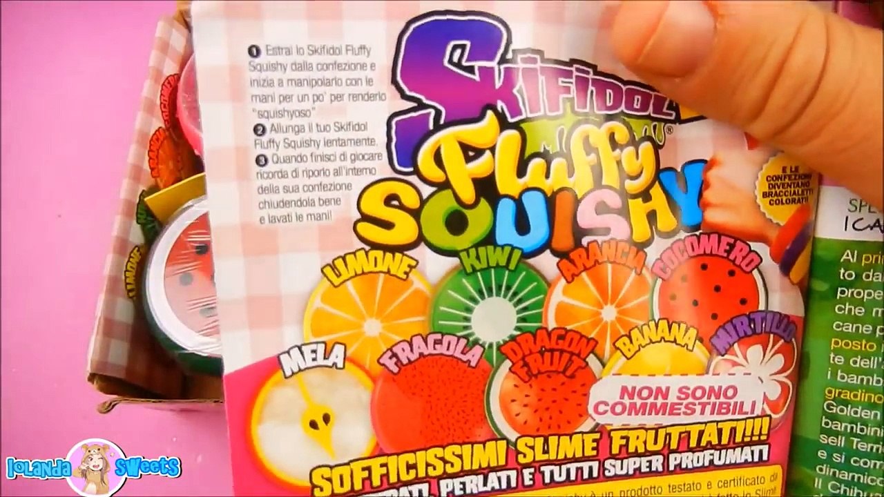 APRO I NUOVI SKIFIDOL FLUFFY SQUISHY(SLIME FRUTTATI GLITTERATI E PERLATI) Iolanda Sweets